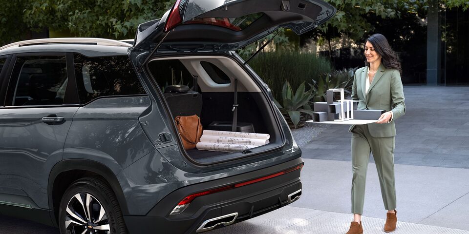 Llave inteligente para apertura remota de puertas y cajuela de Chevrolet Captiva 2025, mejor camioneta SUV familar